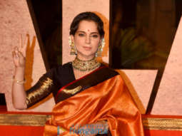 Photos: Kangana Ranaut snapped at the trailer launch of Thalaivi at JW Marriott