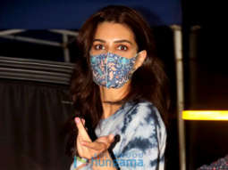 Photos: Kriti Sanon spotted at Filmcity in Goregaon