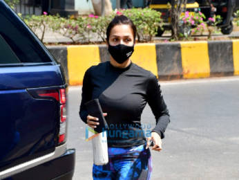 Photos: Malaika Arora spotted at Diva Yoga in Bandra