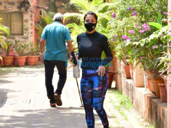 Photos: Malaika Arora spotted at Diva Yoga in Bandra