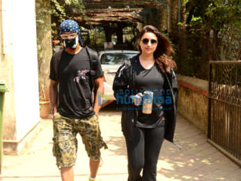 Photos: Parineeti Chopra snapped at her boxing and dance class in Juhu