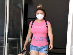 Photos: Rakhi Sawant snapped at a gym in Andheri
