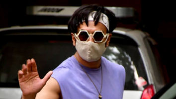 Photos: Ranveer Singh spotted at a dubbing studio