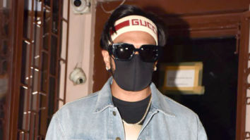 Photos: Ranveer Singh spotted at a dubbing studio in Bandra