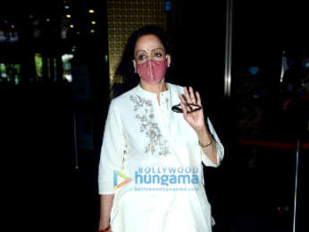 Photos: Shahid Kapoor, Hema Malini and Faruk Kabir snapped at the airport