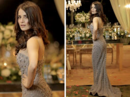 Radhika Madan’s strapless evening gown by Falguni Shane Peacock is absolutely gorgeous