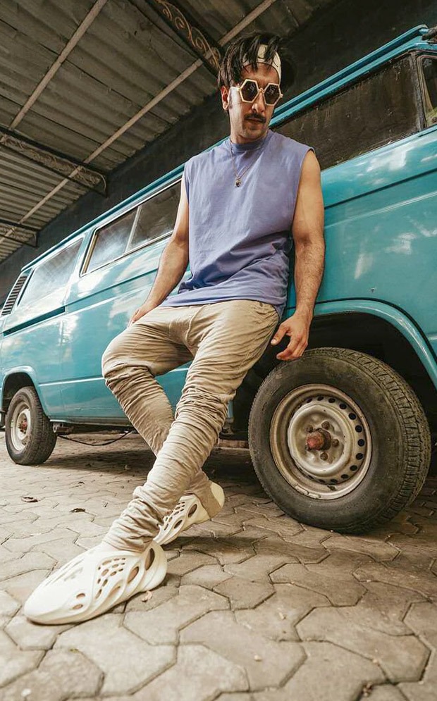 Ranveer Singh sports Kanye West's upcoming Yeezy Foam Runner collection in these stylish pictures