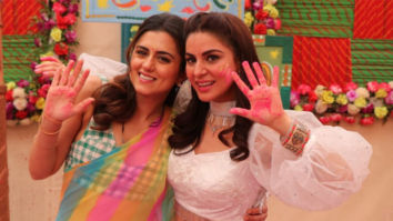 Ridhi Dogra of The Married Woman graces the sets of Kundali Bhagya and Kumkum Bhagya