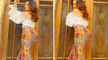 Sanjeeda Shaikh looks summer ready in white off-shoulder top and bohemian pants