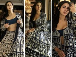 Sara Ali Khan is paradisal dream engulfed in blue and silver heavily embroidered lehenga from Manish Malhotra’s Nooraniyat collection