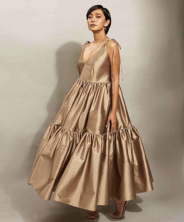Sayani Gupta's poofy glitzy dress for Pagglait promotions is the go-to silhouette this summer