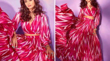 Shilpa Shetty sets major spring fashion goals in pink crop top and flowy skirt worth Rs. 20,000