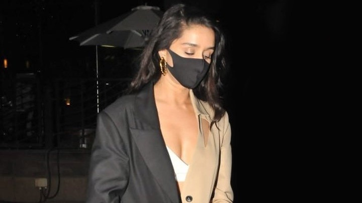 Shraddha Kapoor with Rohan Shrestha spotted for dinner at Yauatcha BKC