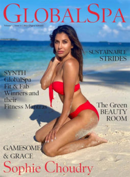 Sophie Choudry On The Cover Of Global Spa