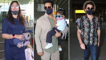 Spotted – Arshi Khan, Angad Bedi, Anil Kapoor at Airport