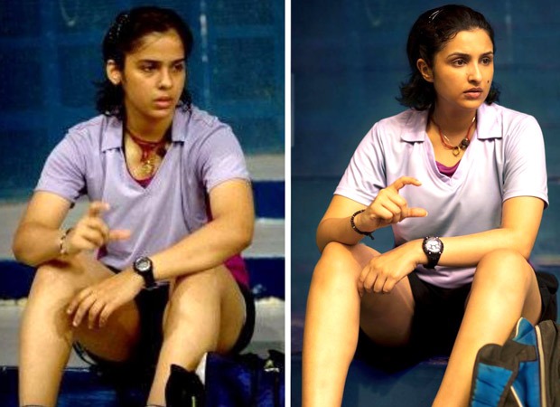 The resemblance between Saina Nehwal and Parineeti Chopra in this still from Saina is uncanny