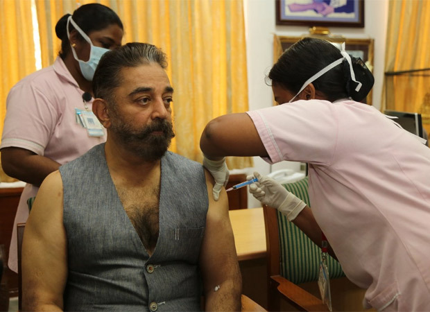 Kamal Haasan takes the first dose of COVID-19 vaccination; encourages others to get vaccinated immediately