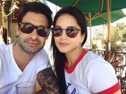 Sunny Leone shares video of husband Daniel Weber lying on a bed wearing nothing but a hat