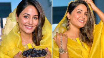 Hina Khan is a ray of sunshine in yellow as she extends wishes on Ramadan Kareem