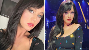 Katy Perry dazzles like a diamond in Dolce & Gabbana classic black dress with gemstones for American Idol