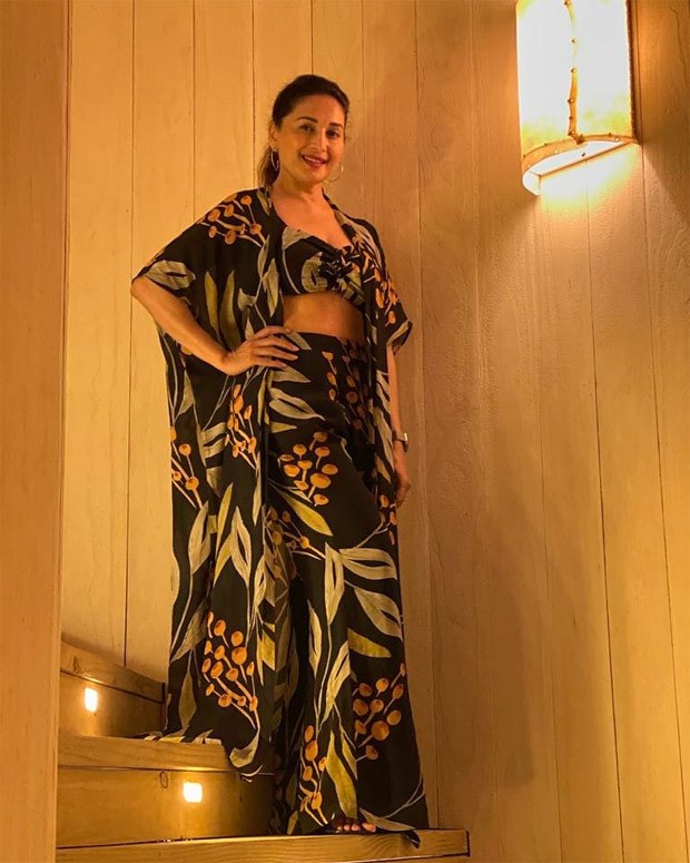 Madhuri Dixit aces the summer vibes with easy-breezy style in printed co-ord se Madhuri Dixit aces the summer vibes with easy-breezy style in printed co-ord se