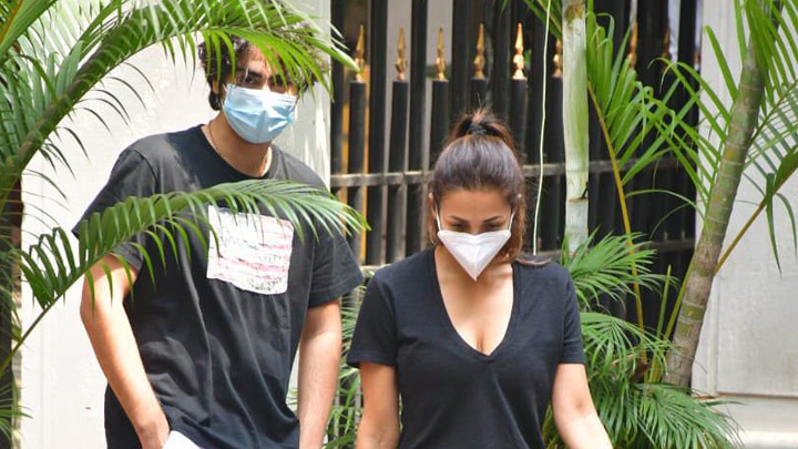 Malaika Arora with her son spotted at clinic in Bandra