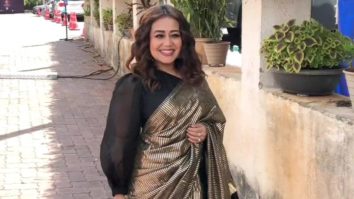 Neha Kakkar and Rithvik Dhanjani spotted on the Indian Idol set during the shoot