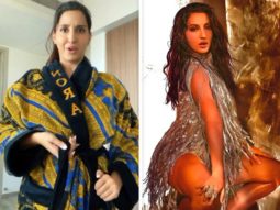Nora Fatehi looks sexy in ‘Buss It’ challenge video, dons Rs. 69,100 custom Gucci bathrobe