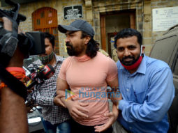 Photos: Ajaz Khan snapped on his way to court