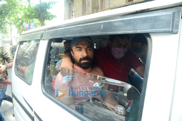 photos ajaz khan snapped on his way to court 3