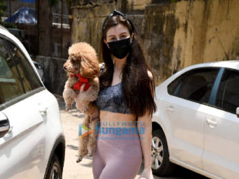 Photos: Giorgia Andriani spotted at Pilates studio