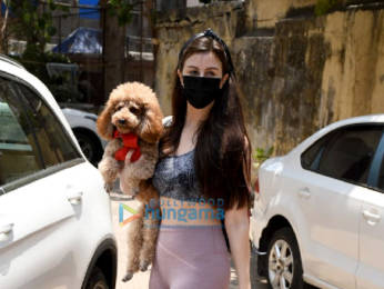 Photos: Giorgia Andriani spotted at Pilates studio