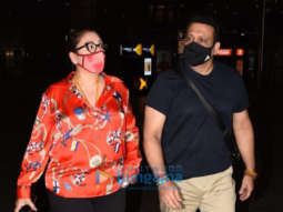 Photos: Govinda and wife Sunita Ahuja snapped at the airport