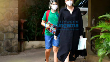 Photos: Inaaya Naumi Kemmu and Karisma Kapoor with son spotted at Kareena Kapoor Khan’s house