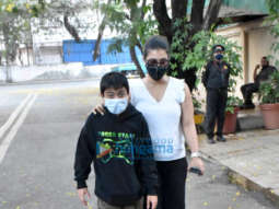 Photos: Kajol snapped with her son in Juhu