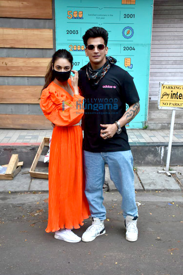 photos prince narula and yuvika chaudhary snapped in andheri 1