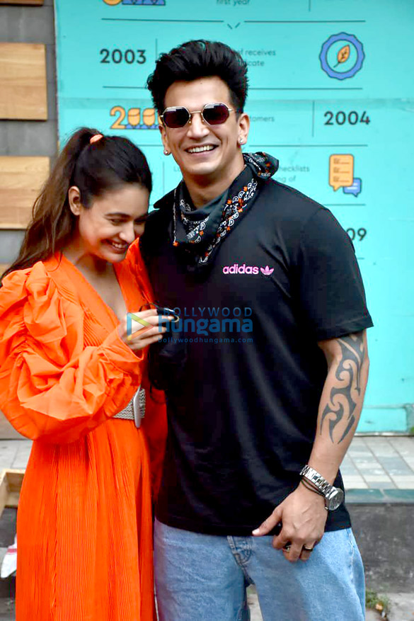 photos prince narula and yuvika chaudhary snapped in andheri 2