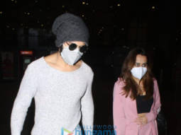 Photos: Varun Dhawan, Shreyas Talpade, Giorgia Andriani and others snapped at the airport