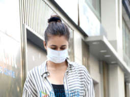 Photos: Yuvika Chaudhary snapped at a clinic in Andheri
