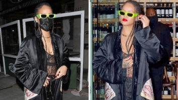 Rihanna grabs attention in lacy sheer top, kimono and Nike Air Jordans worth over Rs. 18,000 Rihanna grabs attention in lacy sheer top, kimono and Nike Air Jordans worth over Rs. 18,000