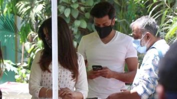 Riteish Deshmukh & Genelia Dsouza spotted for the shoot in Bandra