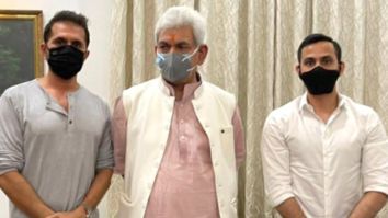 Ritesh Sidhwani meets Lt. Governor General of Jammu and Kashmir, Manoj Sinha; calls it an “absolute honour”