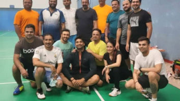Sanjay Dutt enjoys a game of badminton with his friends in Dubai, shares picture