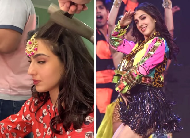 Sara Ali Khan takes us behind-the-scenes of performance look for Filmfare Awards 2021