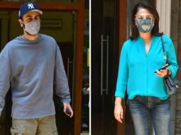 Spotted – Ranbir Kapoor and Neetu Kapoor at a clinic in Bandra