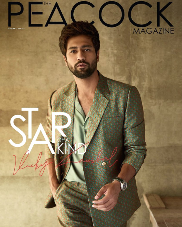 Vicky Kaushal steals the show in all green blazer set on the cover of Peacock magazine