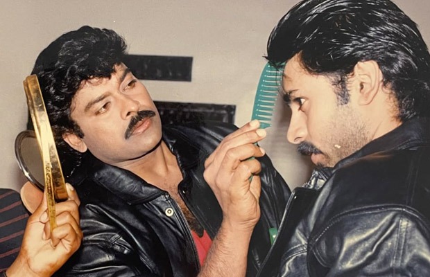 Chiranjeevi shares a major throwback picture with Pawan Kalyan as he looks forward to the release of Vakeel Saab
