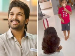 Allu Arjun tests negative for COVID-19, shares adorable video of reuniting with his kids 