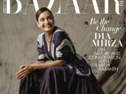 Dia Mirza On The Cover Bazaar