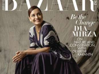 Dia Mirza On The Cover Bazaar